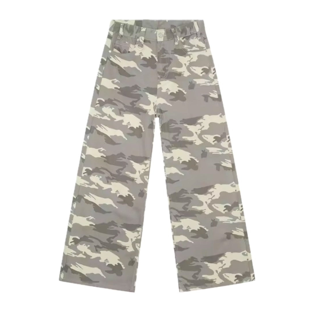 Jeans baggy light/camo